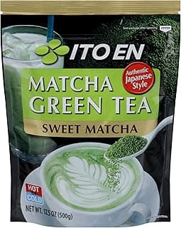 Matcha Green Tea, Sweet Powder, 17.5 Ounce (Pack of 1), Sweetened Green Tea Powder