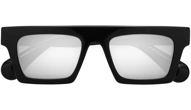 Thick Hipster Rectangle Tinted Sunglasses Sunwear Lenses