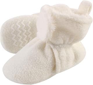 Unisex Baby Cozy Fleece and Faux Sherpa Booties
