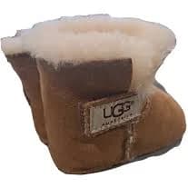 Toddler UGG Boot Suede Upper Sheepskin lined Chestnut New (other)