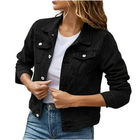 Women's Distressed Denim Jacket