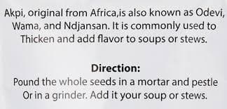 Organic Akpi Seeds for Spicing up Your Dishes - 4oz Colombia | Ubuy