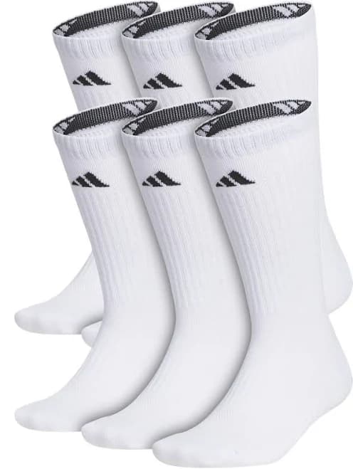 adidas 6-Pack Performance Crew Socks