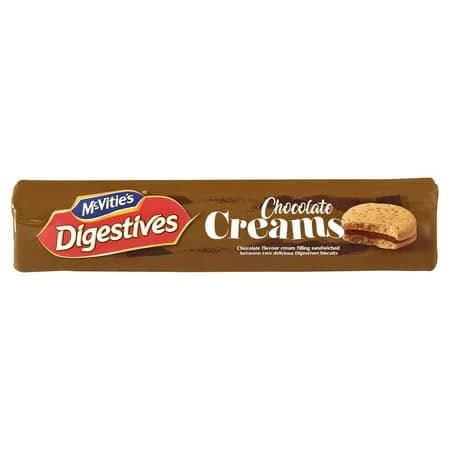 Mcvitie's Digestives Creams Chocolate Biscuits 168g (Pack of 24), Size: 200 mL