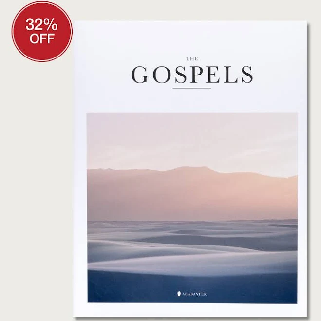 The Four Gospels Hardcover Bible Book | Alabaster Co Hardcover / English Standard Version (ESV)