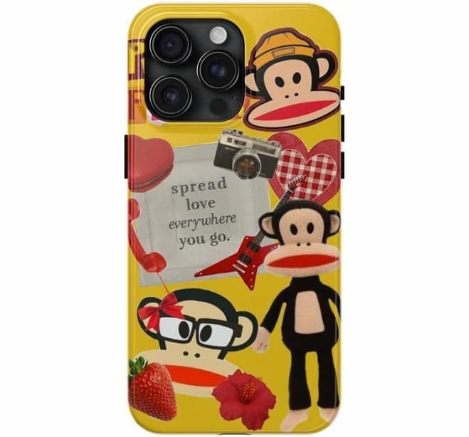 6 Styles Paul Frank Julius Monkey Tough Case For iPhone