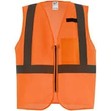 Milwaukee Class 2 High Visibility Mesh Pocket Safety Vest