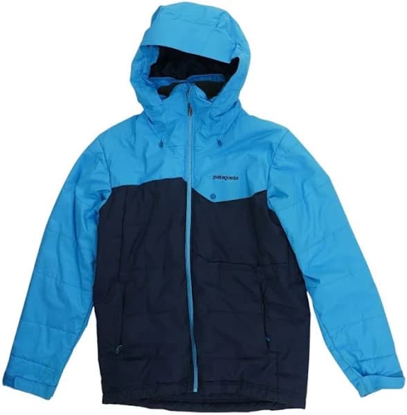 Blue Color Block Ski Jacket
