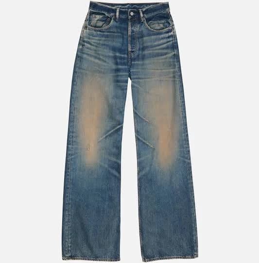 Acne Studios Men's Regular Fit Flare Jeans