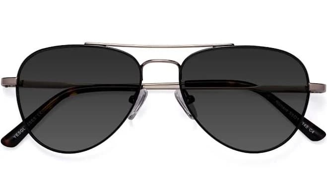 Richard Aviator Lightweight Metal Sunglasses