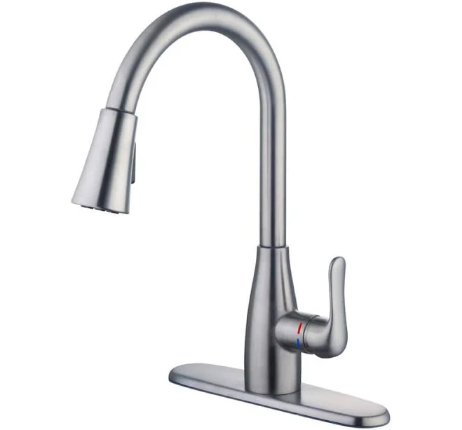 Glacier Bay McKenna Single Handle Pull Down Sprayer Kitchen Faucet