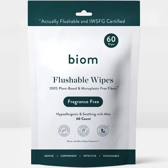 Flushable Wipes Fragrance Free