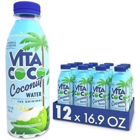Vita Coco Coconut Water Pure Natural Hydrating Electrolyte Drink