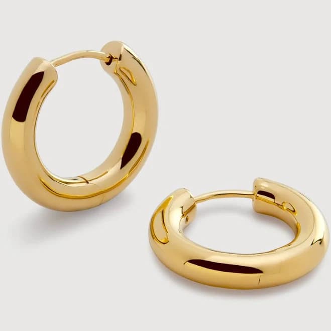 Monica Vinader Essential Click Small Hoop Earrings