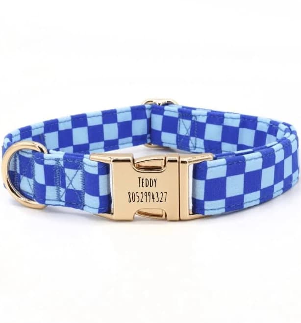 Sniff & Bark Checker Blue Signature Band