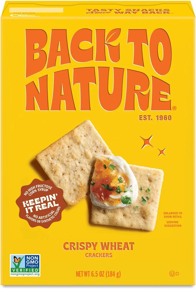 Back To Nature Crackers Crispy Wheat
