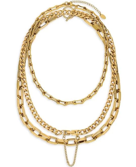 Eye Candy La Women's Luxe Nubia 3-Piece Necklace Set