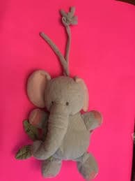 NAT & JULES MUSICAL OLD McDONALD ELEPHANT PULL DOWN NURSERY CRIB TOY PLUSH DOLL | eBay