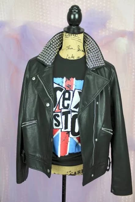 Y2ks Studded Faux Leather Jacket