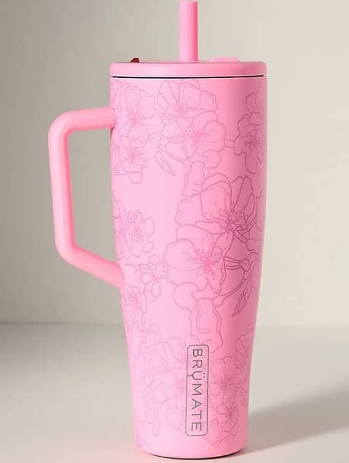 BrüMate Floral Era Straw Tumbler Water Bottle