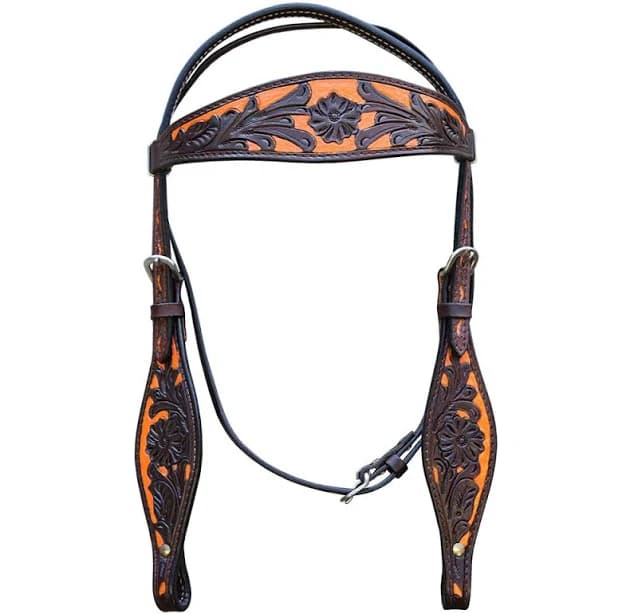 Hilason Western Horse Headstall Bridle American Leather