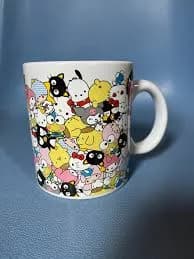 New Unused Sanrio Large Mug Cup Ceramic Hello Kitty Keroppi Chococat Pochacco Twin Stars All Characters Collectible Kawaii Coffee Tea