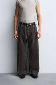 RELAXED FIT PANTS WITH ROTATED SEAM - Dark gray | ZARA United States