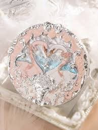 Flower Knows Swan Ballet Embossed Blush | SHEIN