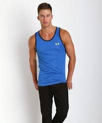 Under Armour Tech Tanktop Scatter Blue 1242793-406 at International Jock