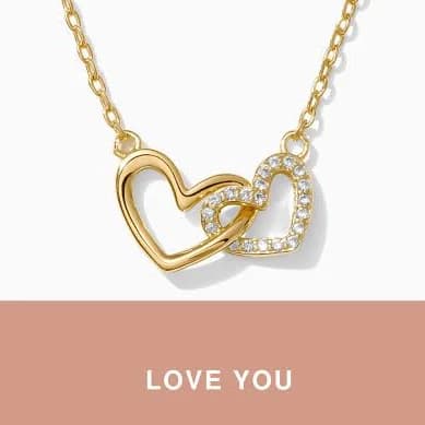 Linked Hearts Necklace •