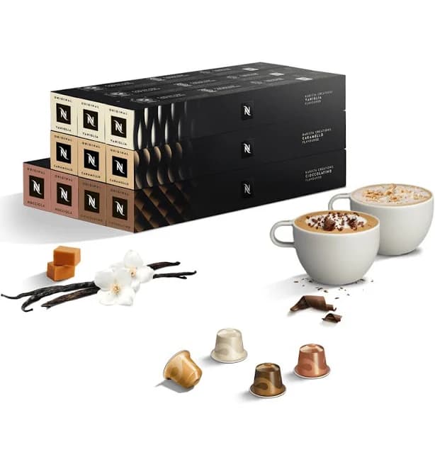 Nespresso Barista Creations Flavor Pack Original Coffee Capsules