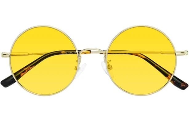 Belly Retro-Vintage Flexible Round Tinted Sunglasses
