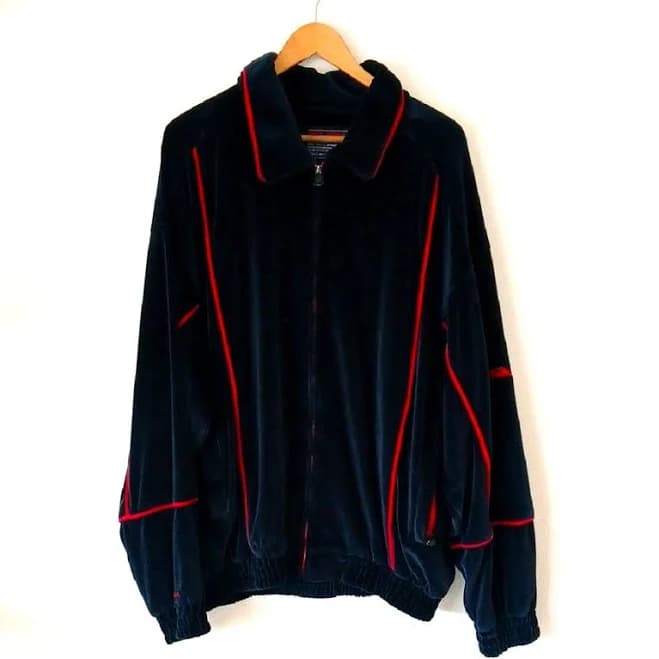 FUBU Velvet Full Zip Sweatshirt