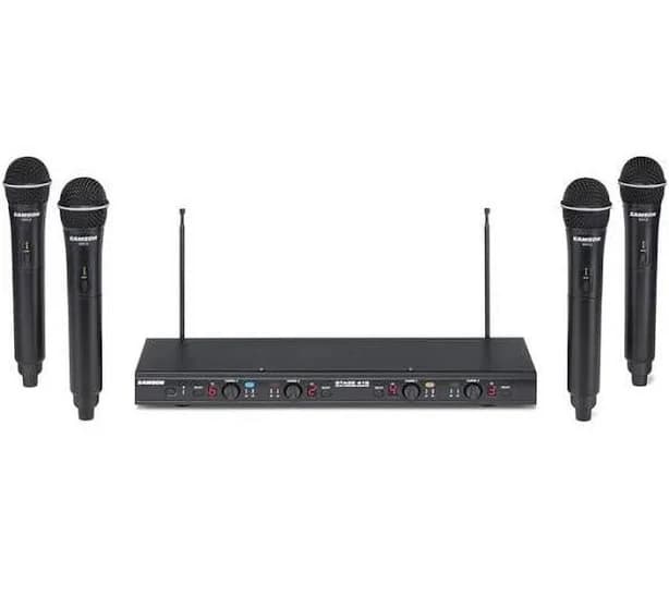 SAMSON Stage 412 Quad-Channel Handheld VHF Wireless System
