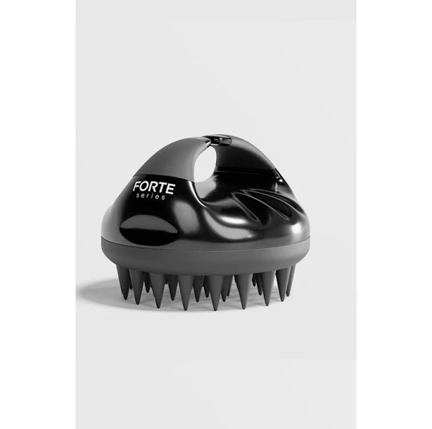 Alex Costa Forte Series Men's Scalp Massager with Soft Bristles, Black