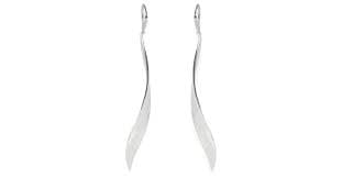 Tiffany & Co. Gehry Willow Drop Earrings in Sterling Silver Silvery Metallic Metal ref.1623797 - Joli Closet