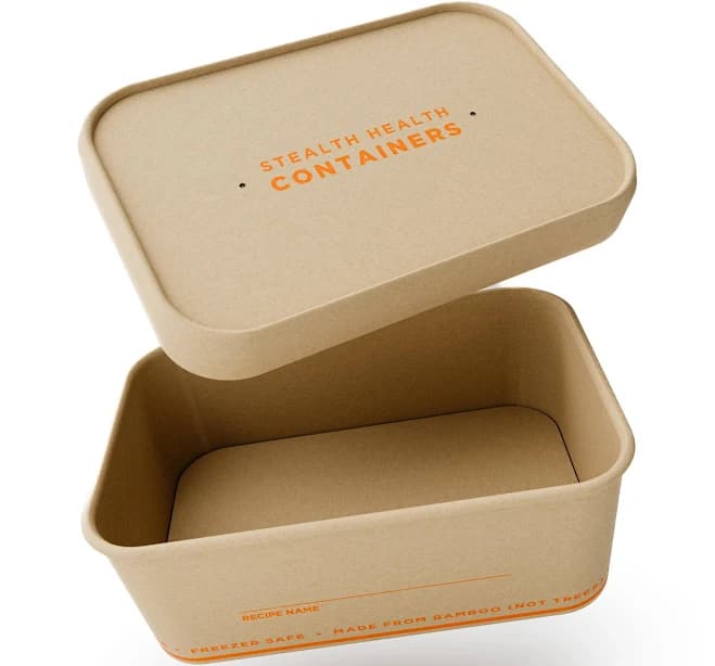 24oz Biodegradable Meal Prep Containers with Vented Lids