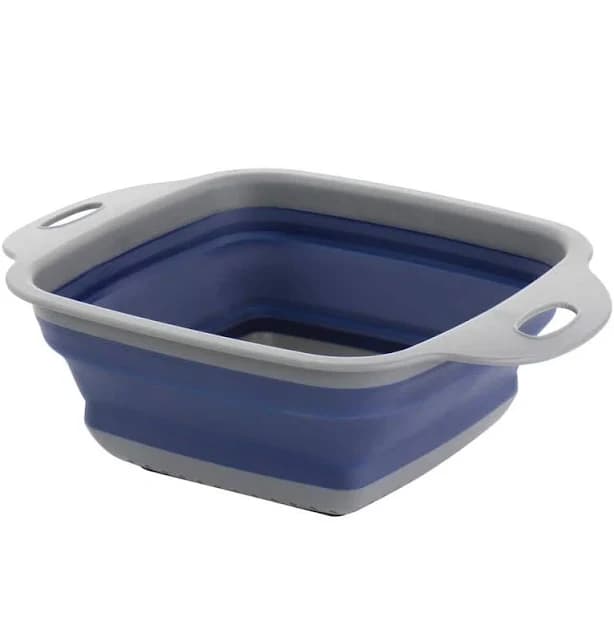 Oster Bluemarine Collapsible Square Plastic Colander