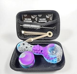 Pipe Set, Mini Tobacco Pipe Spot Pattern For Easy Carrying Starter Pipe Kit with Accessories and Gift Box Set