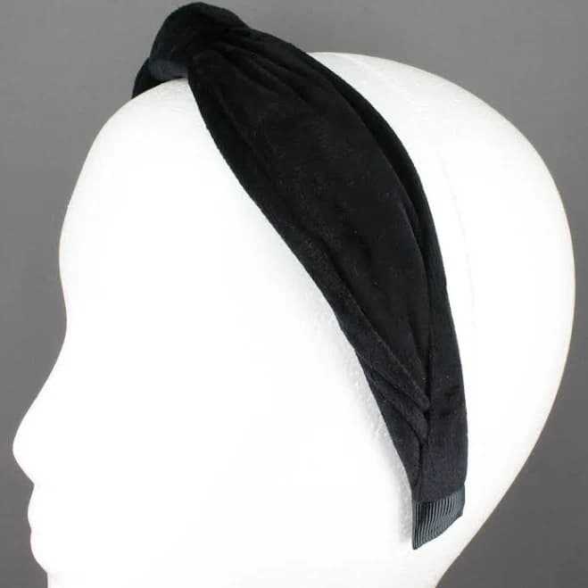 Flat Knot Suede Headband