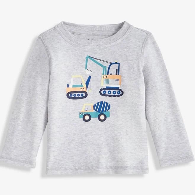First Impressions Baby Boys' Long-Sleeve Fun Truck T-Shirt