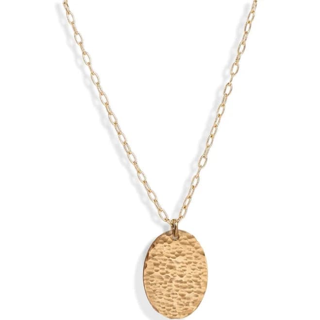 kate koel Oval Pendant Necklace