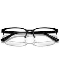 A|X Armani Exchange Men's Rectangle Eyeglasses, AX1060 55 - Macy's