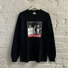 Actual Fact Biggie Tupac Trust Nobody Black Long Sleeve Tee | eBay
