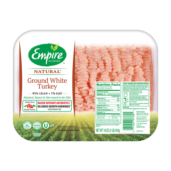 Empire Kosher Ground White Turkey