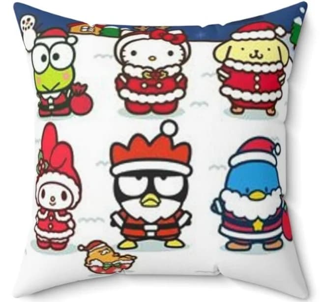 Hello Kitty & Friends Christmas Square Pillow