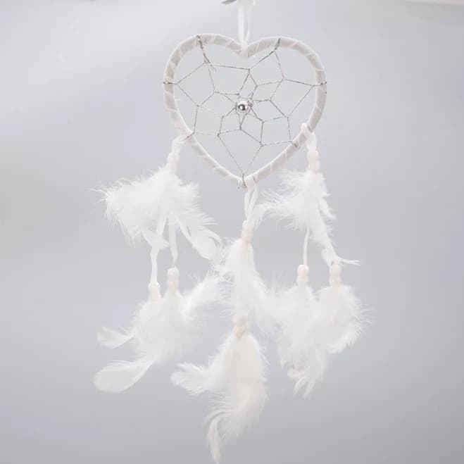 Thy Collectibles Dream Catcher Wall or Car Hanging Ornament Heart