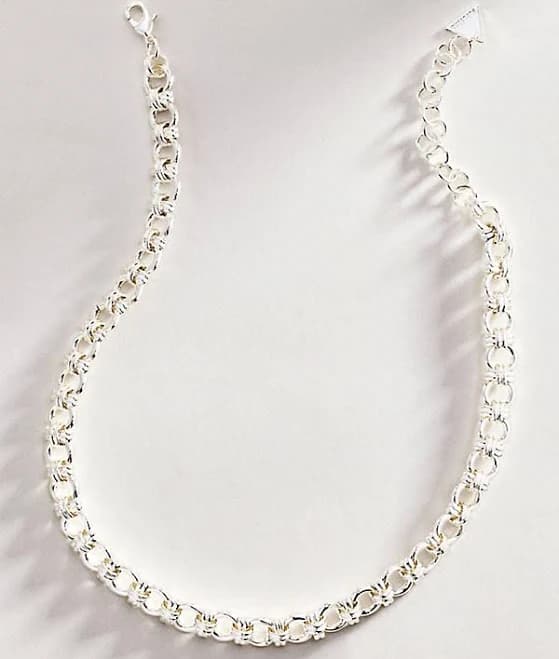 Anthropologie Knotted Chunky Chain Necklace