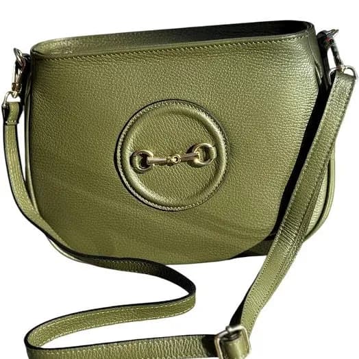 Horse-Bit Shoulder Bag