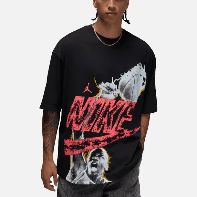 Jordan Mens Graphic Reissue Oversized T-Shirt